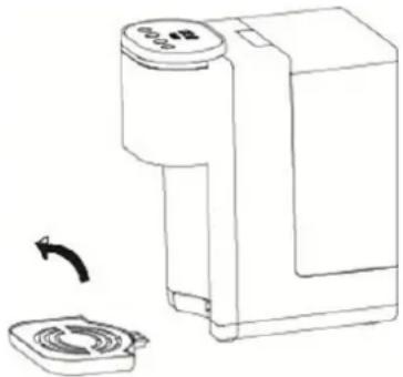 CASO HW 500 Touch - Retirer l'eau du bac de récupération - 1