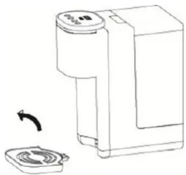 CASO HW 500 Touch - Replacing the filter - 1