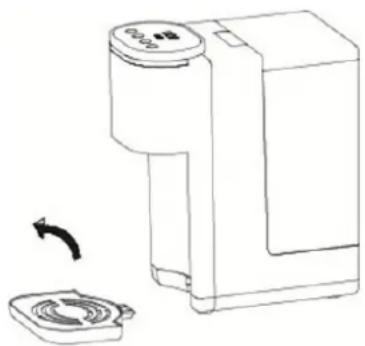 CASO HW 500 Touch - Water uit de lekbak verwijderen - 1