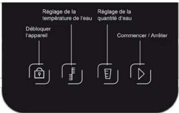 CASO HW 500 Touch - Panneau de commande - 1