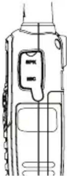 MIDLAND XTalker T61VP3 - CONNECTEUR EXTERNE HAUT-PARLEUR/MICROPHONE - 1