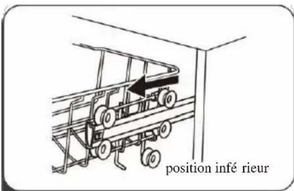 Infiniton DIW6W12 - Réglage du panier supérieur - 1