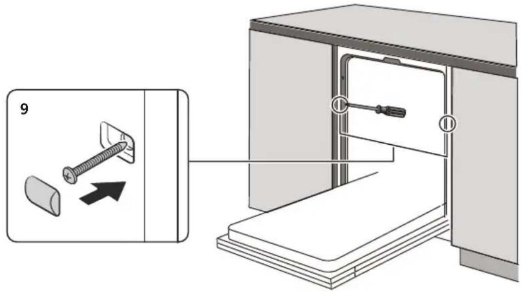 Infiniton DIW6W12 - Étape 4. Étapes d'installation du lave-vaisse - 2
