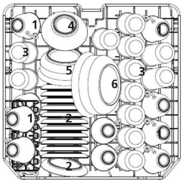 Infiniton DIW6W12 - Panier supérieur: - 1
