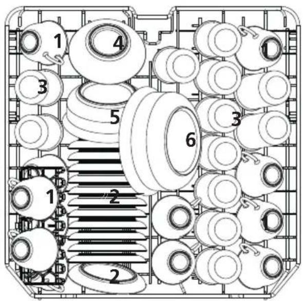 Infiniton DIW6W12 - Upper basket: - 1