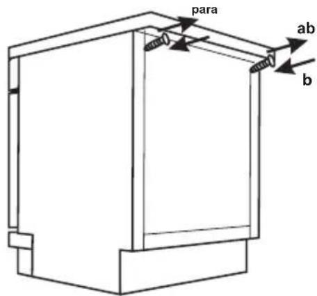 Infiniton DIW6W12 - Montagem entre armários existentes - 2