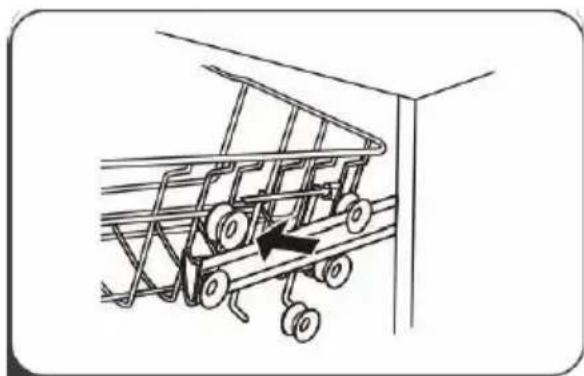 Infiniton DIW6W12 - Réglage du panier supérieur - 2