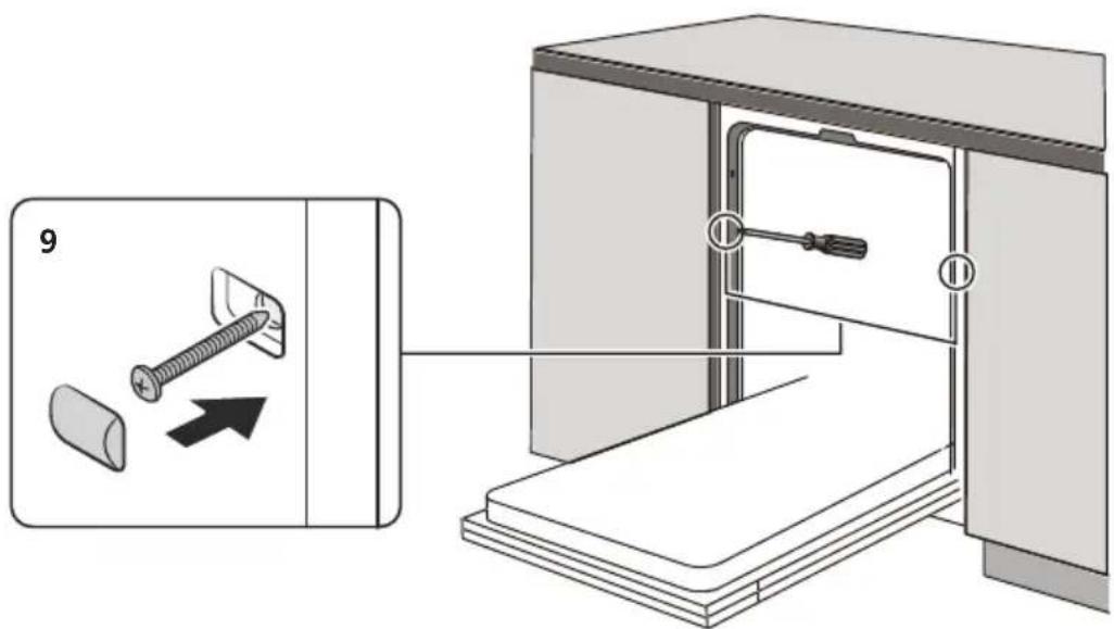 Infiniton DIW6W12 - Step 4. Dishwasher installation steps - 2
