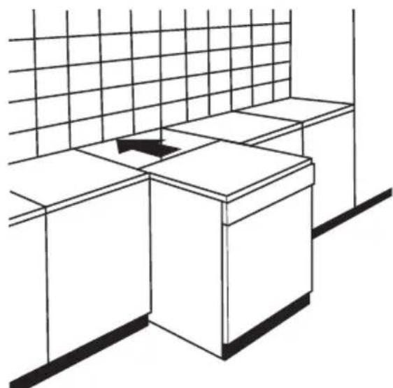 Infiniton DIW6W12 - Montaje entre gabinetes existentes - 1