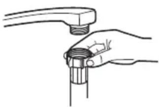 Infiniton DIW6W12 - Connexion d'eau froide - 1