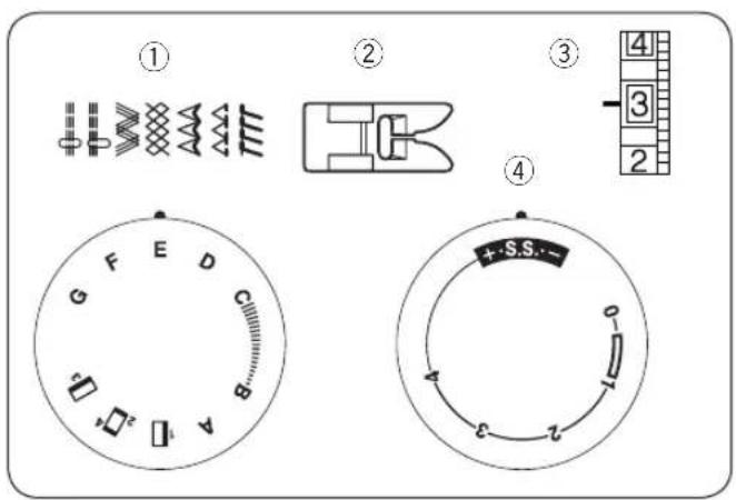 JANOME 311PG - Fruncido decorativo - 3