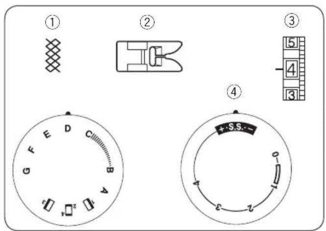 JANOME 311PG - Ourlet invisible - 3