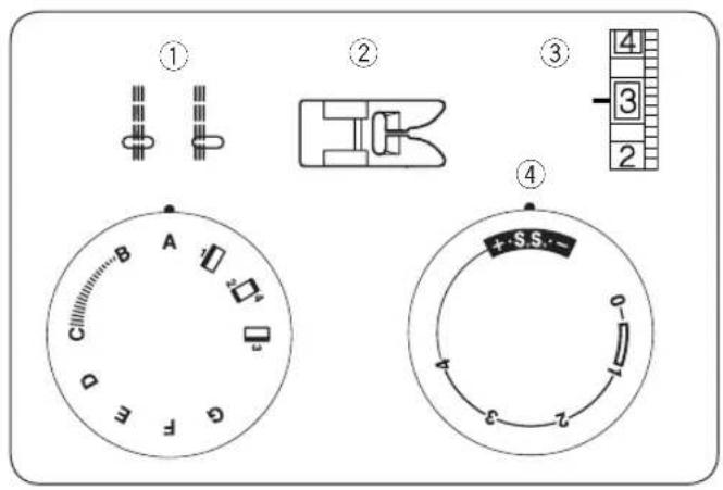 JANOME 311PG - Point formé - 1