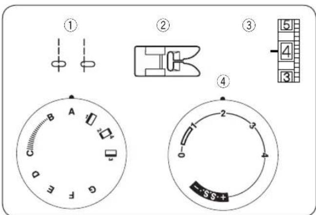 JANOME 311PG - Placa de zurcir - 1