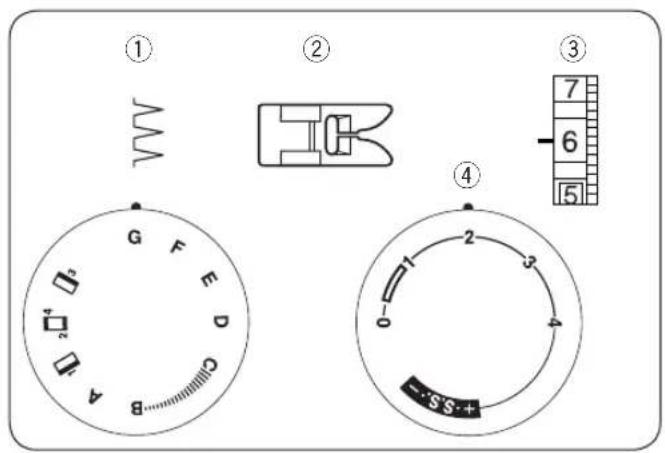JANOME 311PG - Ourlet invisible - 1