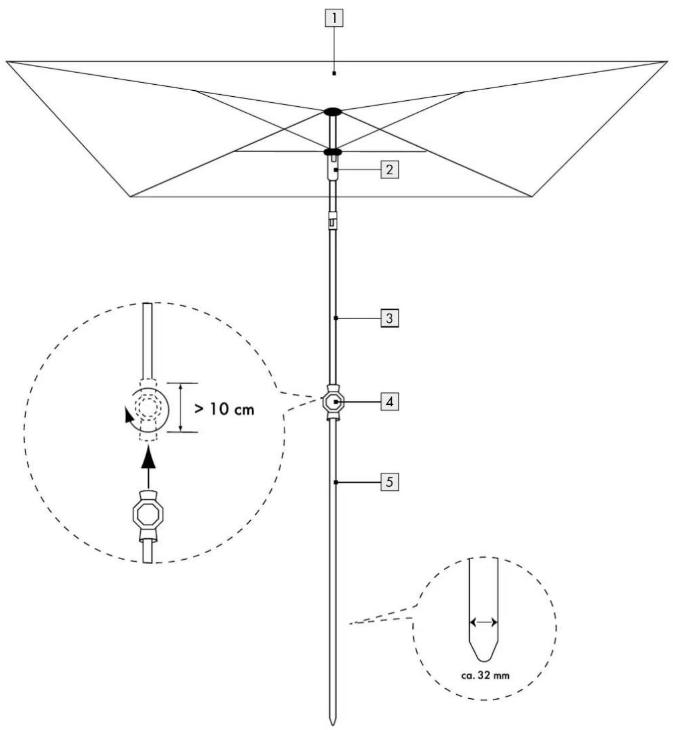 FLORABEST HG00181 - PARASOL - 1