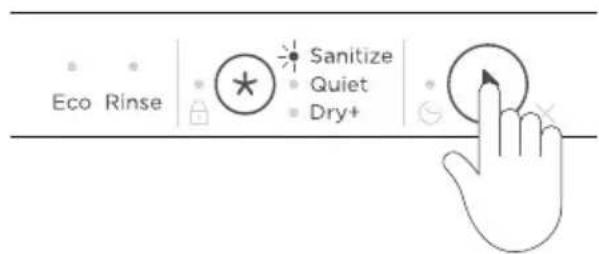 Fisher & Paykel DD24STX6I1 - Utilisation de l'option SANITIZE (DÉSINFECTION) - 2