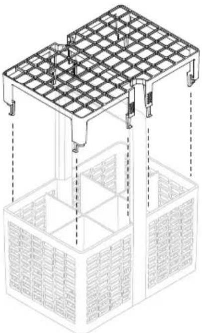 Fisher & Paykel DD24STX6I1 - Accessoires du panier à ustensiles - 1