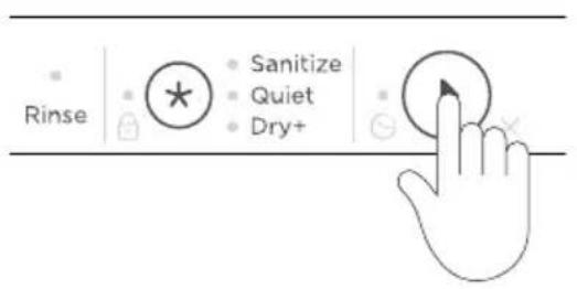 Fisher & Paykel DD24STX6I1 - Annulation d'un programme de lavage avec la porte ouverte - 1