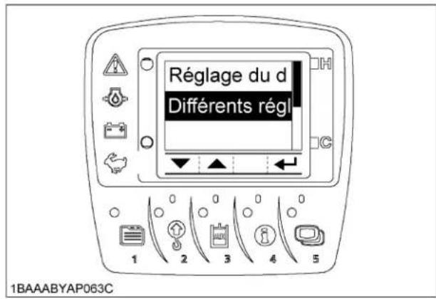 KUBOTA KX0404 - ■Règlement à nouveau de l'Année/mois/ jour et Changement du Système AM/PM (Matin/après-midi) sur Celui de 24 Heures - 1