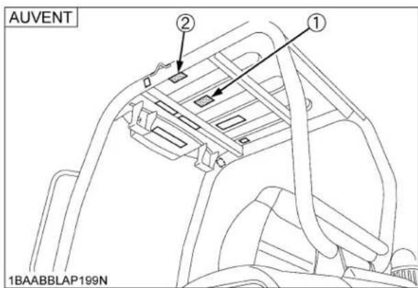 KUBOTA KX0404 - ÉTIQUETTES DE DANGER, D'AVERTISSEMENT ET D'ATTENTION - 5