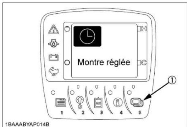 KUBOTA KX0404 - Réglage de L'heure - 4