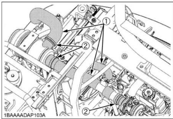 KUBOTA KX0404 - ■Vérification du circuit de carburant et d'admission d'air - 2