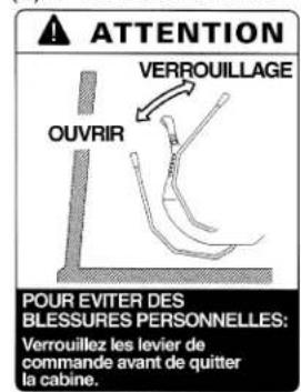 KUBOTA KX0404 - ÉTIQUETTES DE DANGER, D'AVERTISSEMENT ET D'ATTENTION - 17