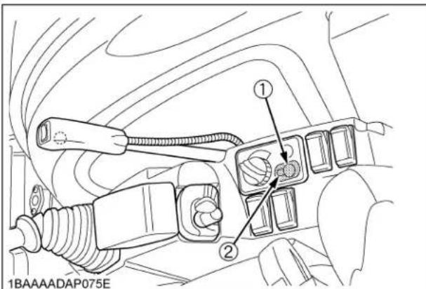 KUBOTA KX0404 - Interrupteur du Contrôle de ralenti Automatique - 1