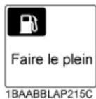 KUBOTA KX0404 - Avertissement du carburant restant - 1