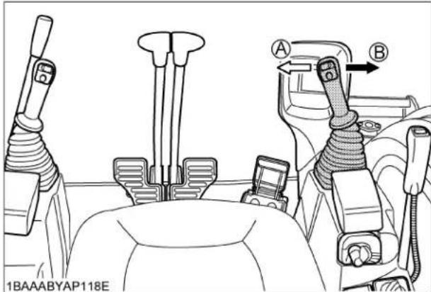 KUBOTA KX0404 - COMMANDE DU GODET (LA PELLE) - 1