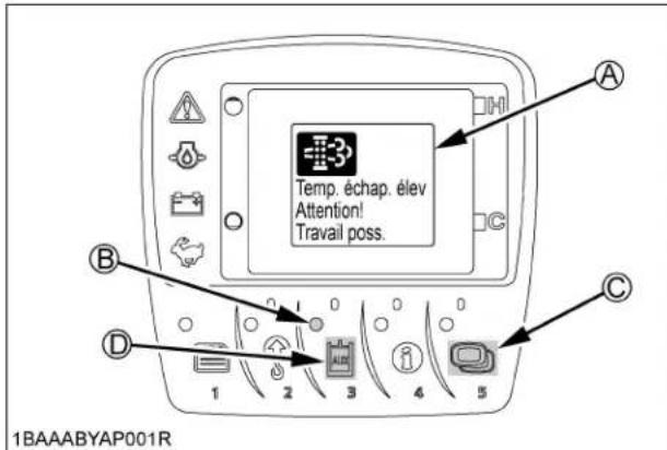 KUBOTA KX0404 - Pour rétablier les paramètres de AUX pendant le processus de la régénération du filtré à particules pour moteurs diesel (DPF) - 1