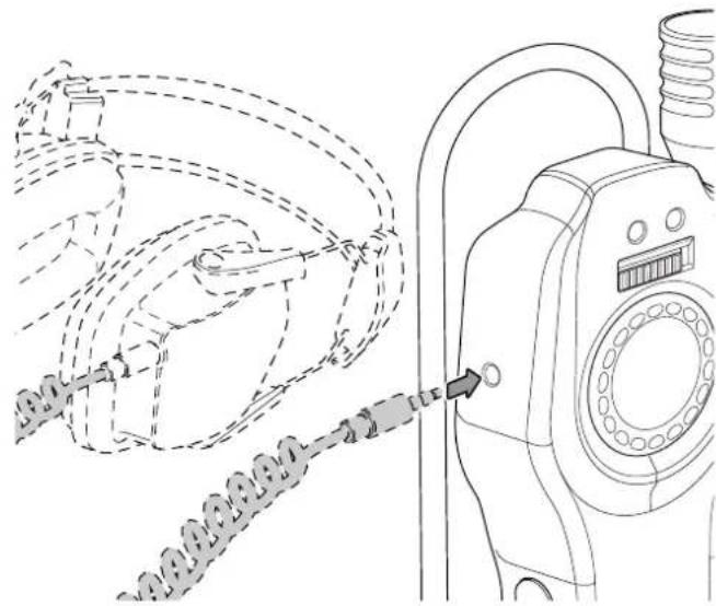 TROTEC BG30 - Raccordement du casque - 1
