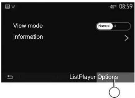View mode Information Normal ut ListPlayer Options