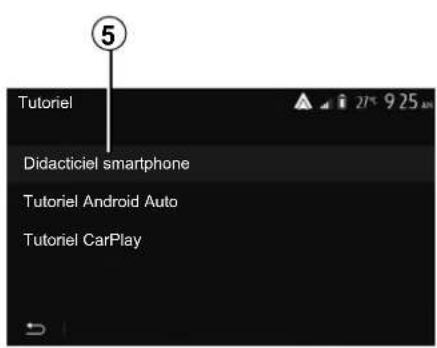 ⑤ Tutoriel Didacticiel smartphone Tutoriel Android Auto Tutoriel CarPlay