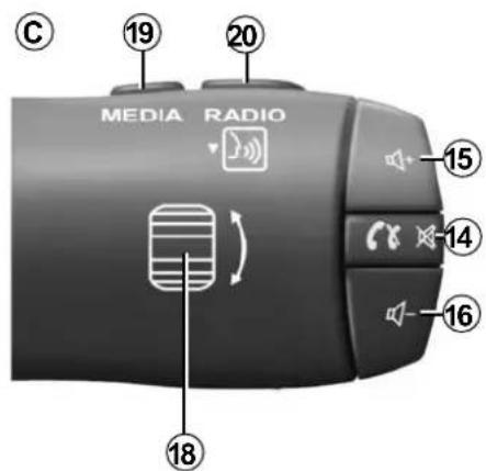 C 19 20 MEDIA RADIO 15 14 16 18