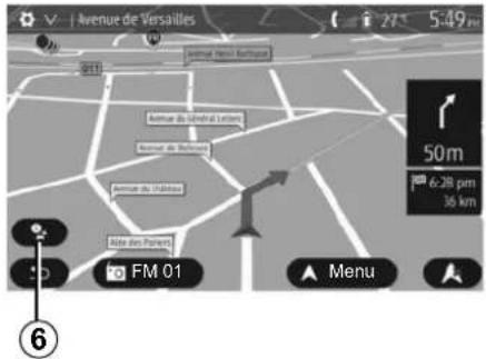 Avenue de Versailles 275 5:49 pm 811 Avenue du bilanzi di L'Levre Avenue du Befrons Avenue du l'Influme Aute des Poirons FM 01 Menu 50m 6:28 pm 36 km ⑥