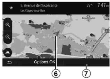 5. Avenue de l'Espérance Les Clayes-sous-Bois 27° 7 47 PM Options OK ⑥ ⑦
