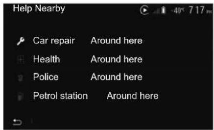 Help Nearby Car repair Around here Health Around here Police Around here Petrol station Around here