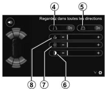 4 5 Regardez dans toutes les directions 7 8 7 6