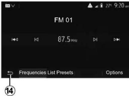 FM 01 87.5 MHz Frequencies List Presets Options