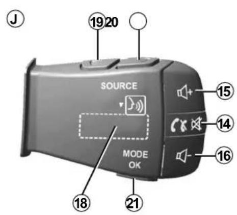 J 19 20 SOURCE MODE OK 15 14 16 18 21