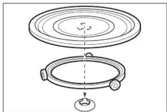 AEG KMK721880B - Kit turntable: - 1