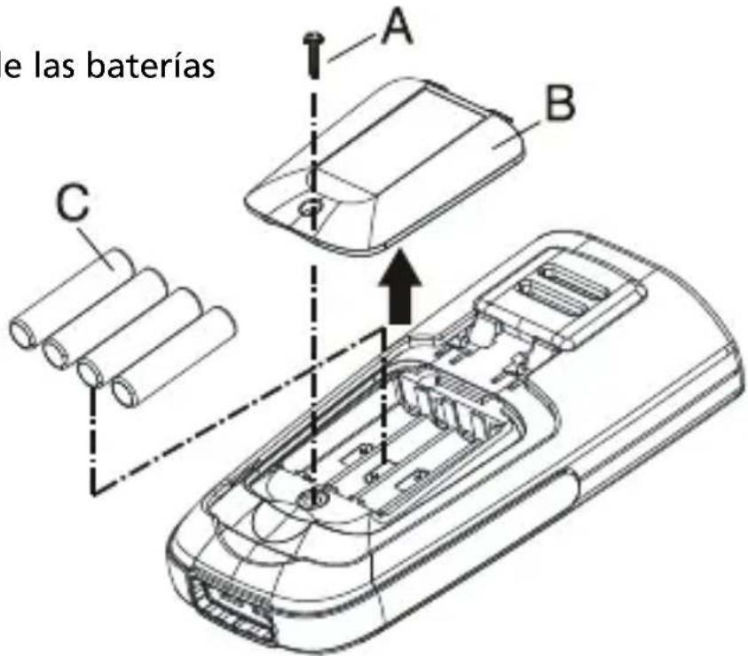 Amprobe TMD51 - Instalación y cambio de las baterías - 1