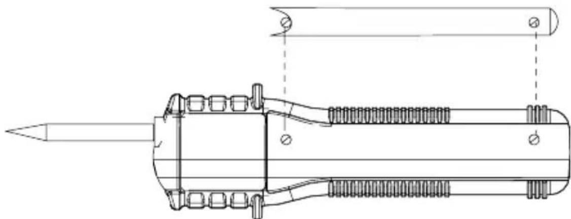 Amprobe VPC30 - Reemplazo de las baterias - 1