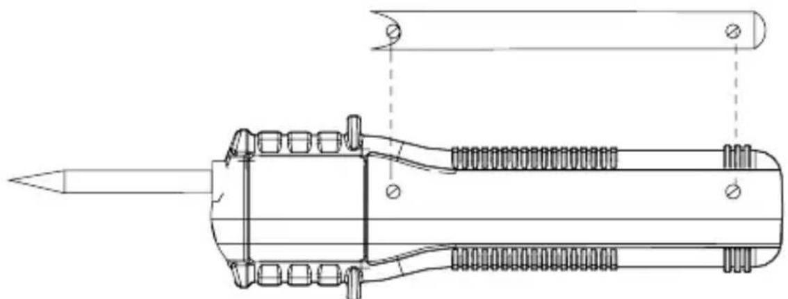 Amprobe VPC30 - Sostituzione delle pile - 1