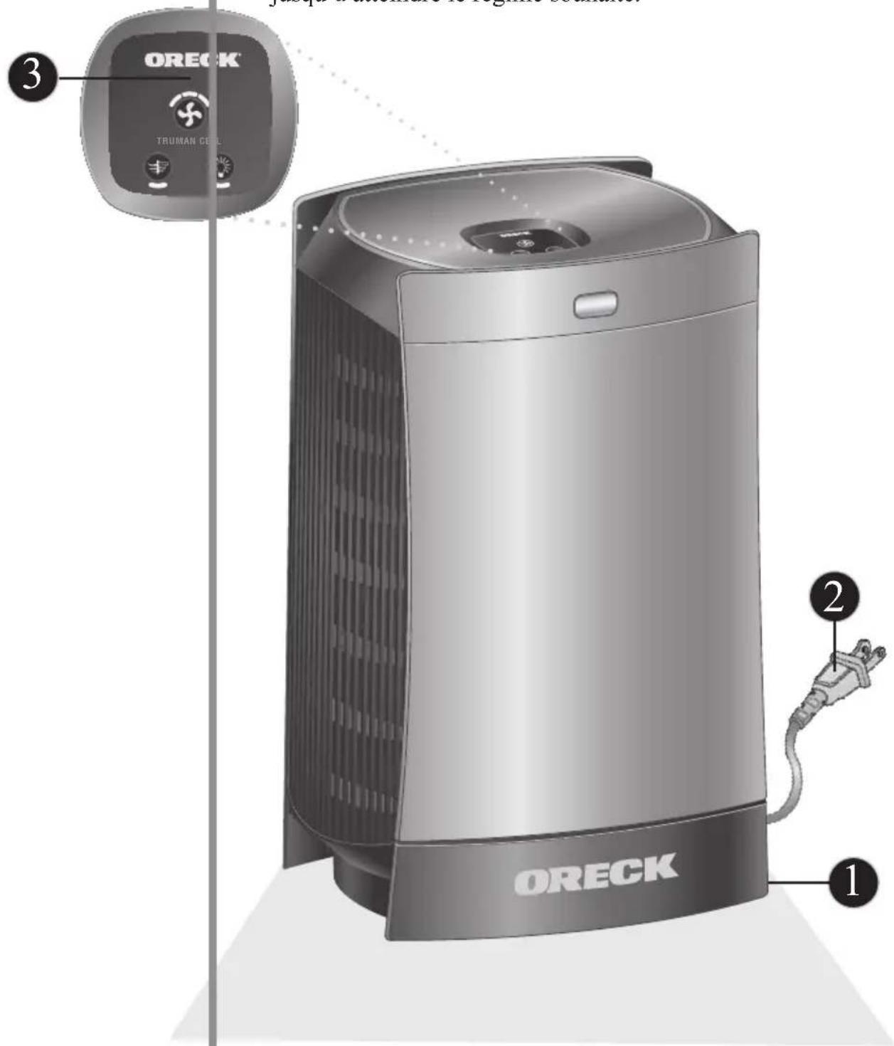 Oreck DualMax WK13016CA - Fonctionnement - 1