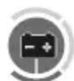 STIGA Tornado 7108 W - Pictogramă baterie cu indicator de nivel (fig. 16.G). - 1