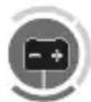 STIGA Tornado 7108 W - Icona batteria con indicatore di livello (fig. 16.G). - 1