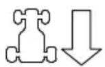 STIGA Tornado 7108 W - REVERSE GEAR PEDAL - 1